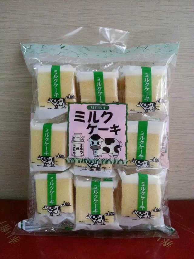 【日本进口零食 池田屋牛乳纯蛋糕 超级松软 2