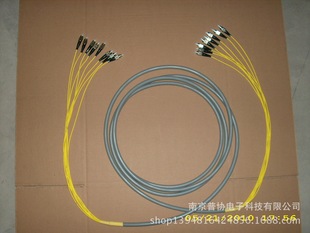 室内尾缆 室外防水尾缆 尾纤 光跳纤 12芯色普纤 12芯束装纤