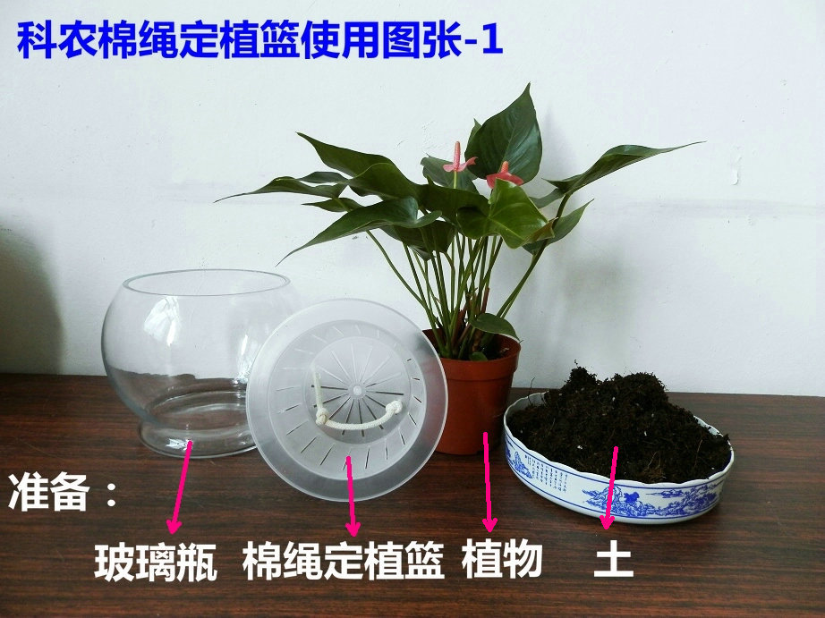 加深定植篮超深花卉篮子深型固根器 加深篮子 加深定植篮瓶口篮子