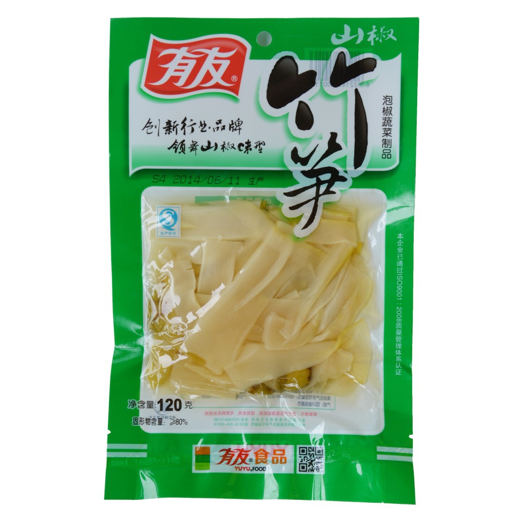 有友 竹笋120g(泡椒味) 休闲办公室零食小吃