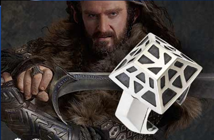 霍比特人精灵指环王矮人王thorin oakenshield 索林·橡木盾戒指