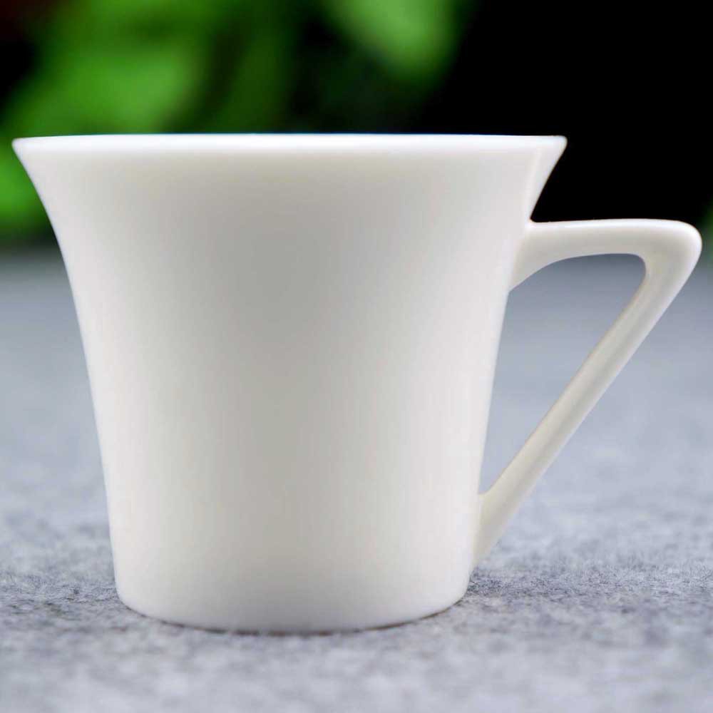 【高档陶瓷花茶品茗杯功夫茶杯小杯有耳2号杯