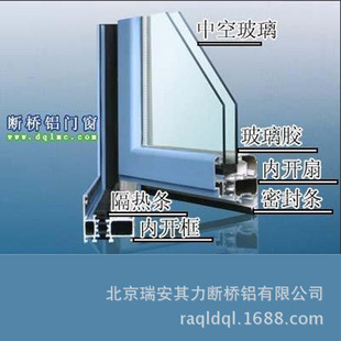 北京断桥铝厂家 门窗封阳台 断桥铝合金门窗户 断桥铝门窗示意图