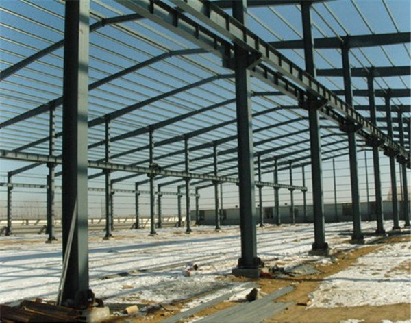 直销供应q345b材质大跨度钢结构仓库 轻质高强性能稳定