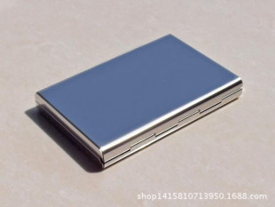 厂家生产 做工精美  不锈钢名片银行卡盒 可订做logo