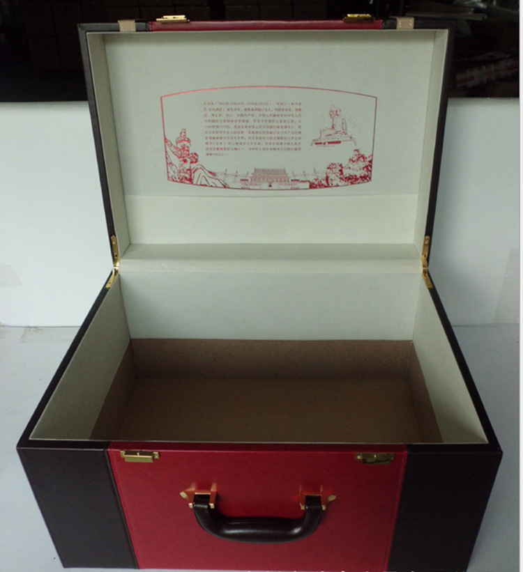 中华国粹印刷三色包装手提盒图片,中华