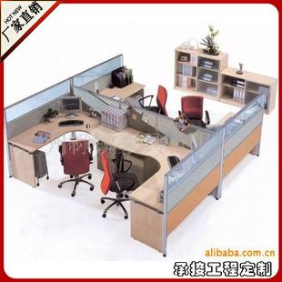 广州优质办公屏风办公桌厂家供应新45款屏风 320款四人屏风位(图)