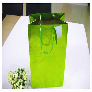 烫金手纸袋,新品绿色纸袋,环保手纸袋,精美手纸袋,礼品手纸