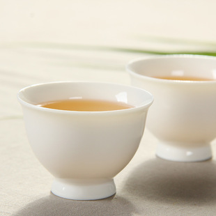 德化陶瓷 玉瓷茶具闻香杯套装 单品品茗杯 茶杯 白玉色功夫茶具$1.20