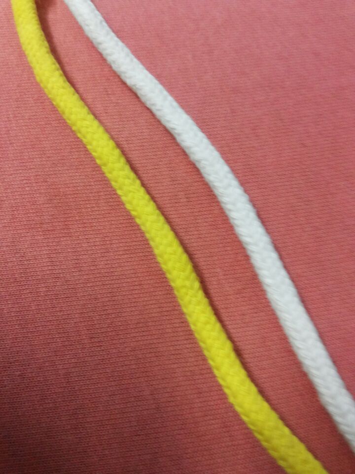 【0.7cm自然棉绳灰色黑色白色蓝色黄色可定做