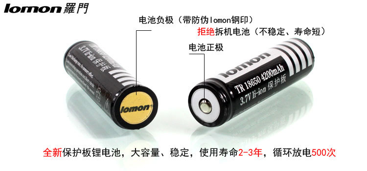 【【罗门】18650动力保护板锂电池 生产厂家