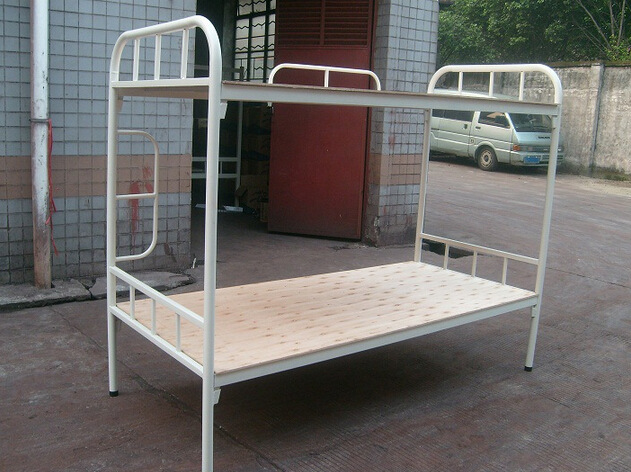 供应专业生产东莞学生双层铁床深圳上下铺铁床带床底柜