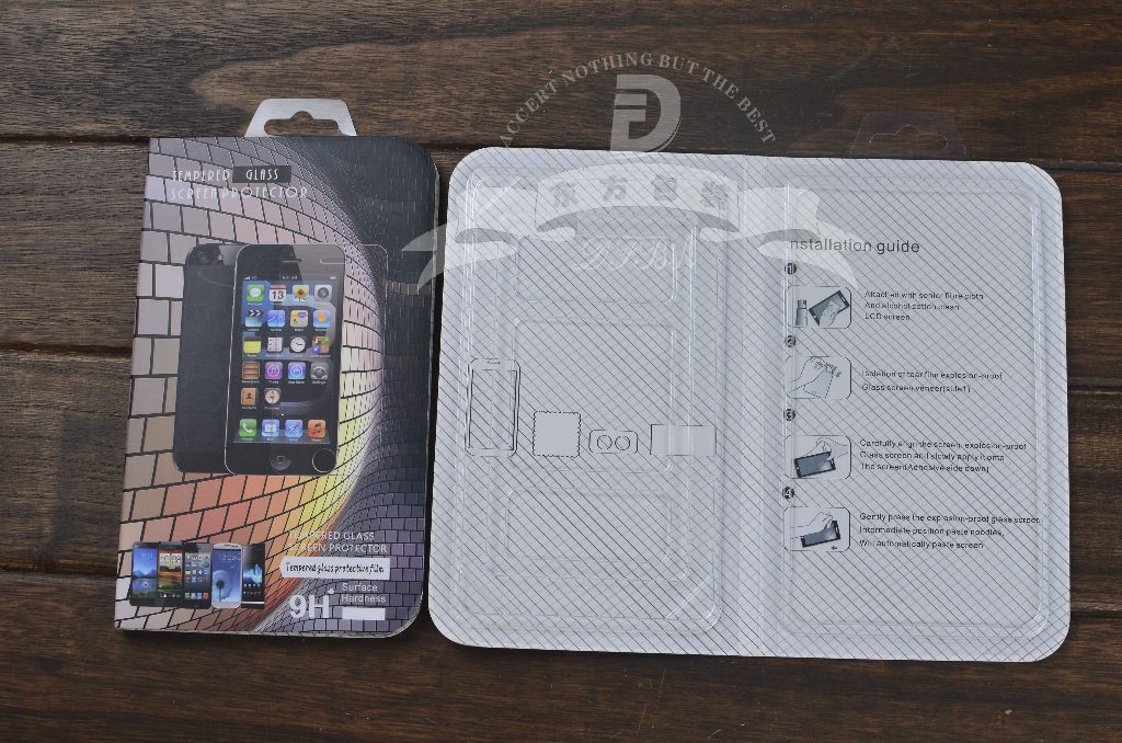 【手机钢化玻璃包装盒 吸塑内托折叠包装苹果