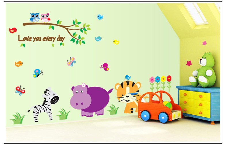 幼儿园动物乐园图片 幼儿园主题墙简单大方-惠课堂