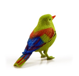 超袖珍的声控小鸟 会唱歌的小动物 9厘米长 搞笑玩具 淘宝热销