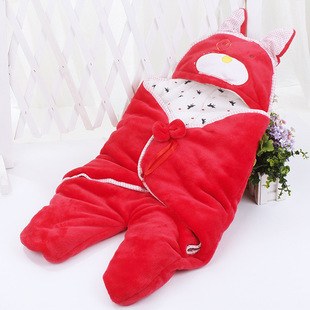 婴儿睡袋秋冬季宝宝睡袋加厚睡袋 儿童防踢被分腿式睡袋