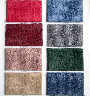 华德地毯加密小圈地毯系列素色工程展览 满铺铺毯厂家直销 批发