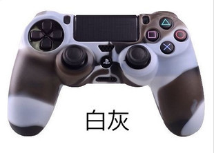 【索尼PS4手柄迷彩硅胶套 环保PS4手柄保护