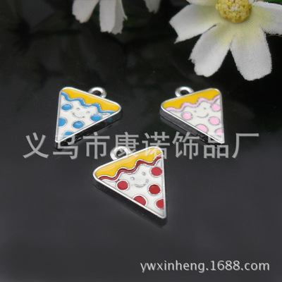 【独家】合金饰品配件/笑脸/三角形/冰淇淋【吊多彩冰淇淋】