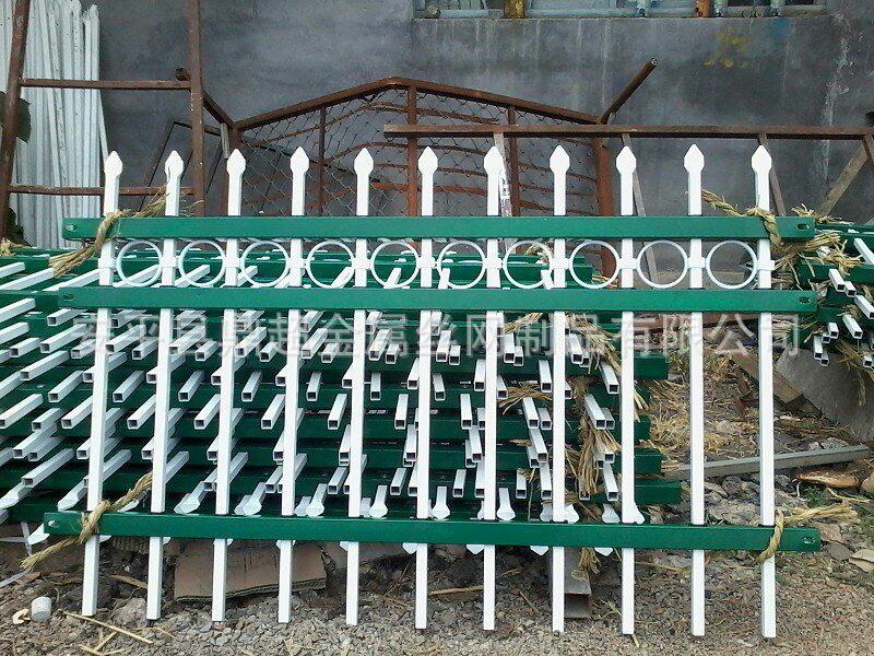 a型锌钢护栏 锌合金栅栏图片 新型建筑护栏价格 双弯头防盗护栏