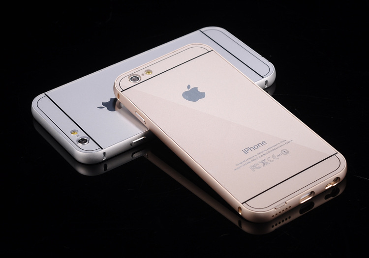 【新款iPhone6金属边框后盖手机壳 苹果6plus