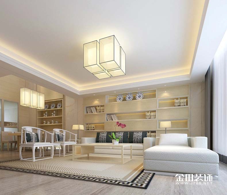 现代简约室内卧室装修设计东南亚效果图背景 