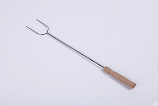 烧烤叉子 烧烤工具用具配件 加长U型烧烤叉，41cm，3支装一包