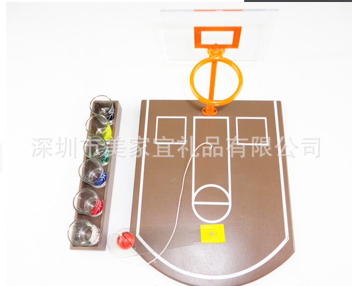 【迷你桌上篮球游戏 室内创意投篮机 喝酒游戏