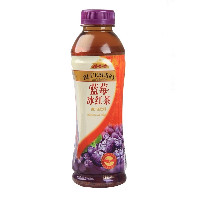 【【阿里超市】娃哈哈蓝莓冰红茶500ml\/瓶 蓝