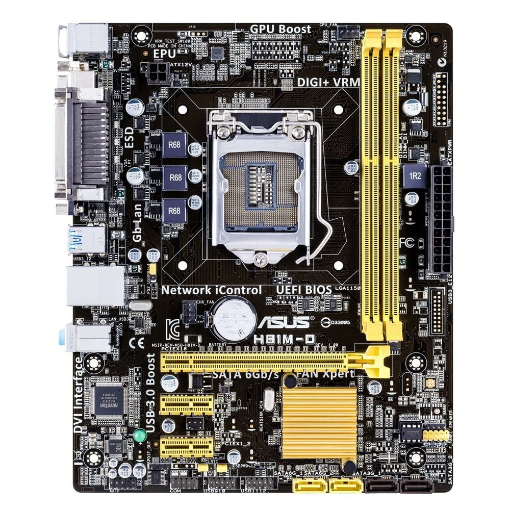 【Asus\/华硕 H81M-D Intel电脑主板支持I3 4150