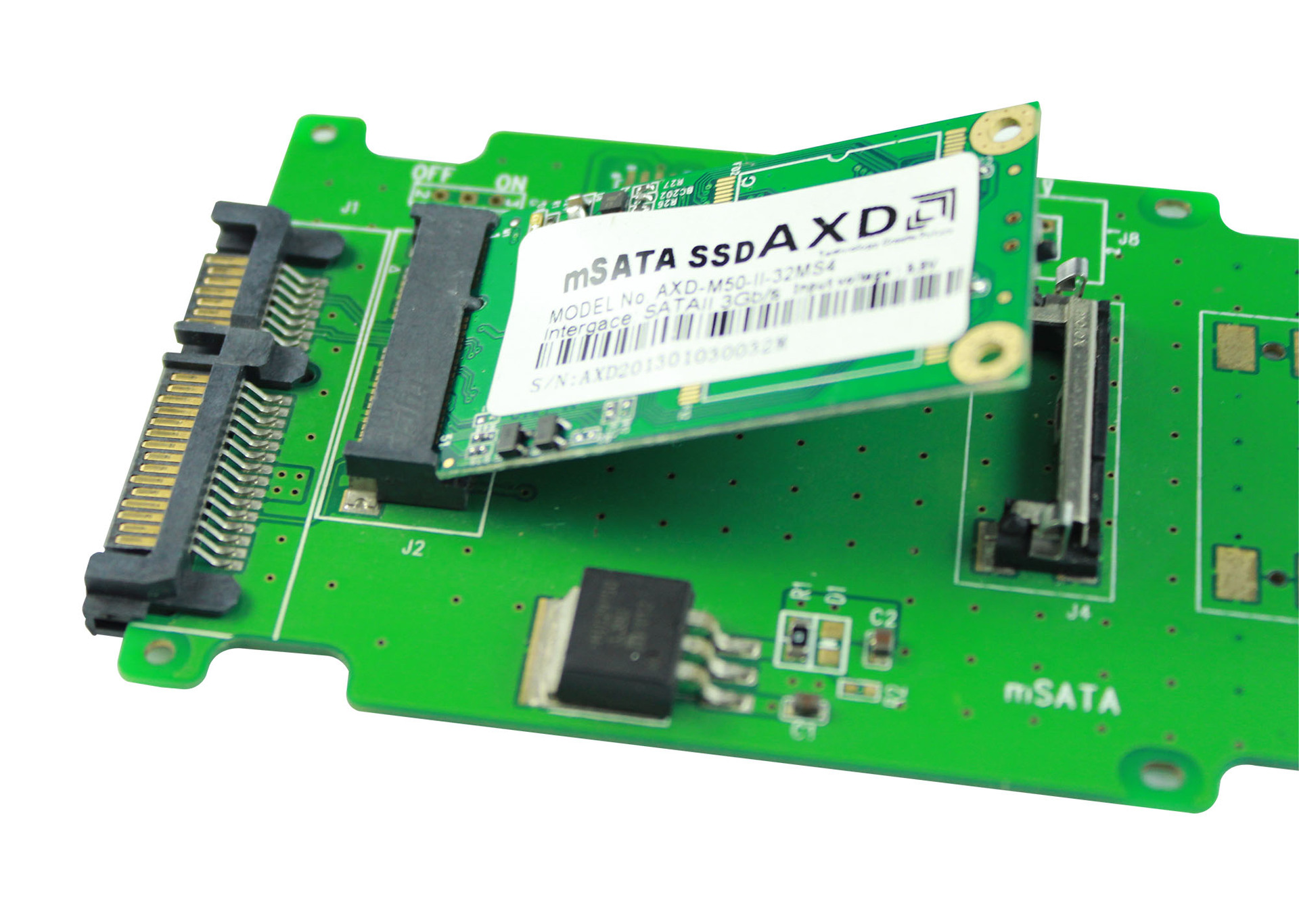 AXD-M50系列M0-300A mSATA SATA SSD固态硬盘（MLC系列 ） 工业级mSATA SSD,mSATA SSD,mini PCIE  SSD,宽温级mSATA SSD,mSATA SSD全高