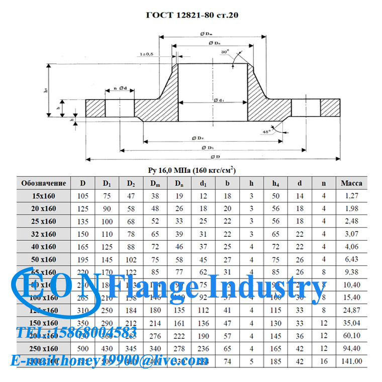 gost 1281-80 weld neck flange,俄标对焊法兰,高压对焊法兰