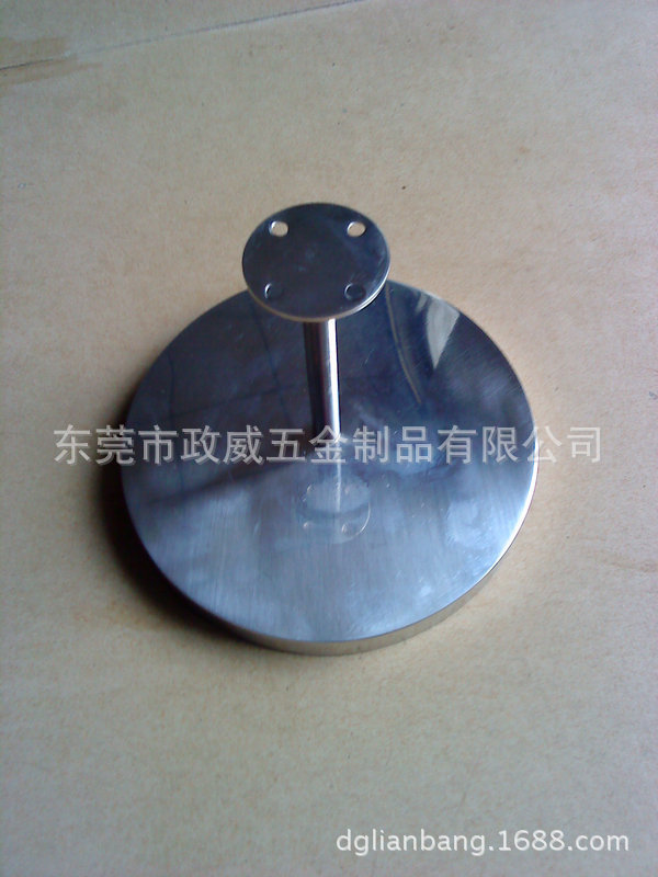 厂家专业订制不锈钢玻璃茶几支架 圆盘方盘底