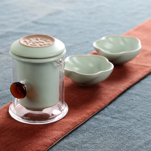 汝窑红茶茶具套装  旅行外出必带 广告礼品批发 可定制 正品茶壶