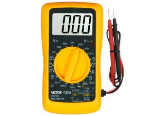 现货VC830M数字万用表 直流电压600V 直流电流200ma 电阻2000kΩ