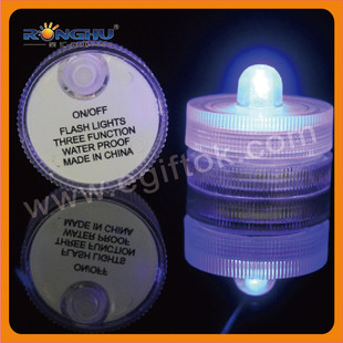 供应LED发光潜水灯led螺纹防水蜡烛鱼缸花瓶装饰灯具