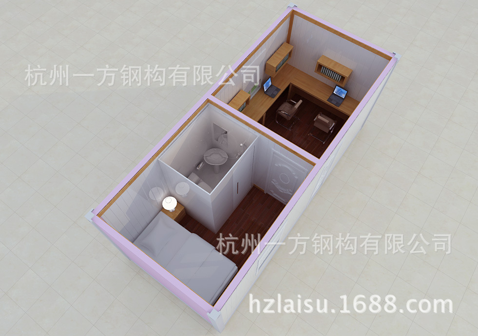 【杭州房屋v房屋设计新颖时尚集装箱端子住宿pcb板针座一方图片