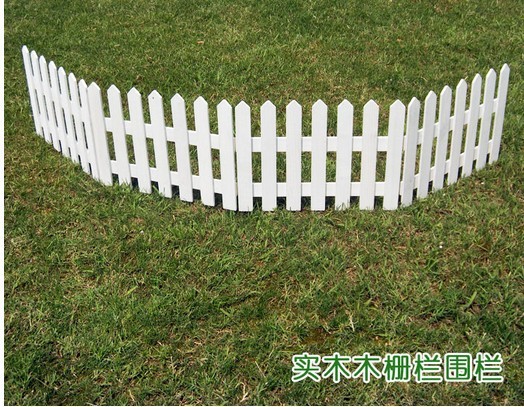 厂家促销特价 木围栏木篱笆白色木栅栏圣诞栅栏 实木栅栏婚