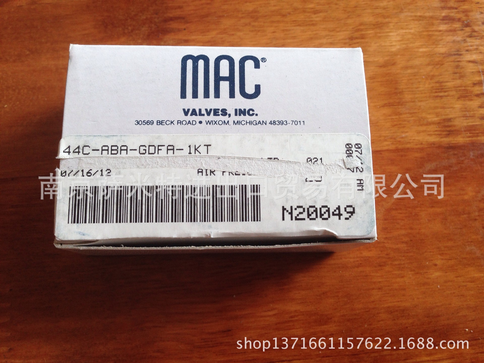 【美国MAC 电磁阀44C-ABA-GDFA-1KT】