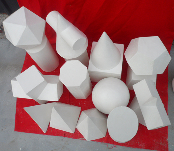 【美术教具石膏几何体几何教具 模型石膏像 1