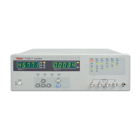 同惠TH2617电容测试仪电容分选仪精度0.05%;频率100Hz-100kHz 电容测试仪,电容分析仪,TH2617