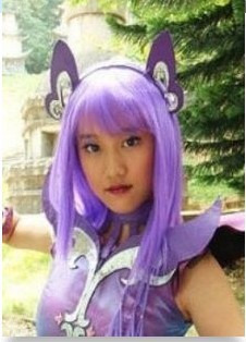 巴拉拉小魔仙彩色多色假发 儿童摄影专用小月cosplay假发厂家批发