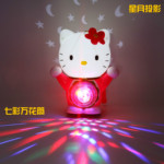 kitty猫儿童灯笼卡通旋转灯笼手提热销七彩发光玩具批发37057