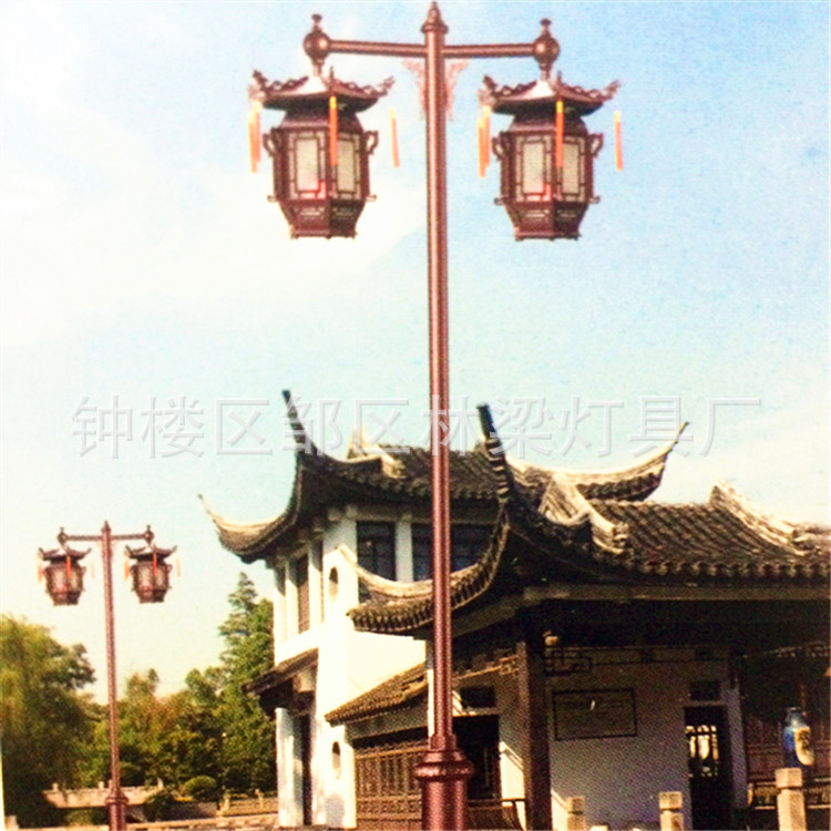 复古中国风庭院灯 景观装饰路灯柱灯公园广场