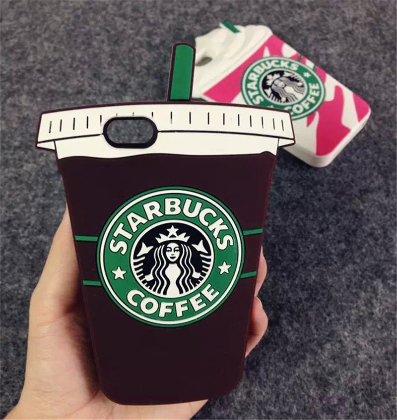 starbucks 3d silicone coffee cup phone case cover for starbucks case