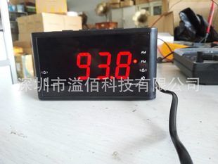 LCD收音机数码闹钟机 1.2寸屏数字显示钟控 clock radio 工厂