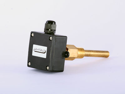水管温度变送器 TS-IE00X 铜外壳管道安装 Veinasa水管温度变送器传感器