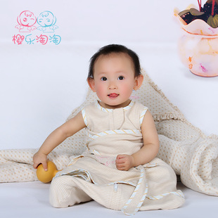 有机棉宝宝包裹式睡袋功能性护肚睡袋0-1岁