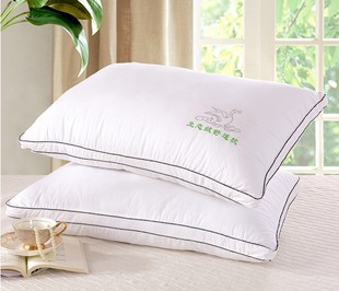 直销新款酒店宾馆枕头 可水洗枕芯 纤维枕保健枕芯护颈枕一件代发