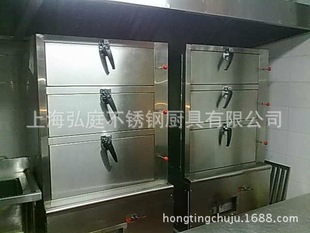 专业生产 成品系列 精品推荐 保温柜 不锈钢水池 三门蒸柜